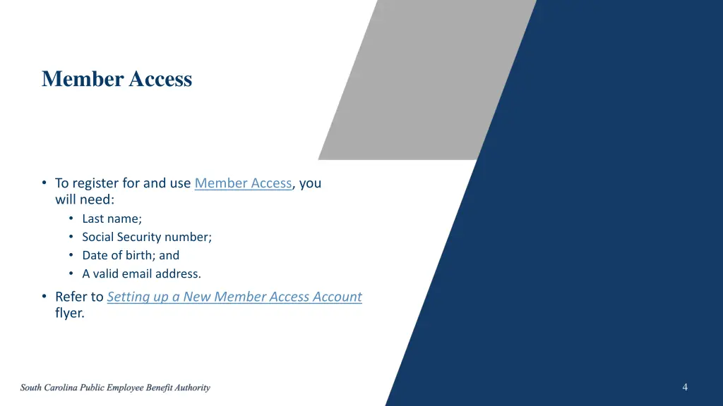 member access