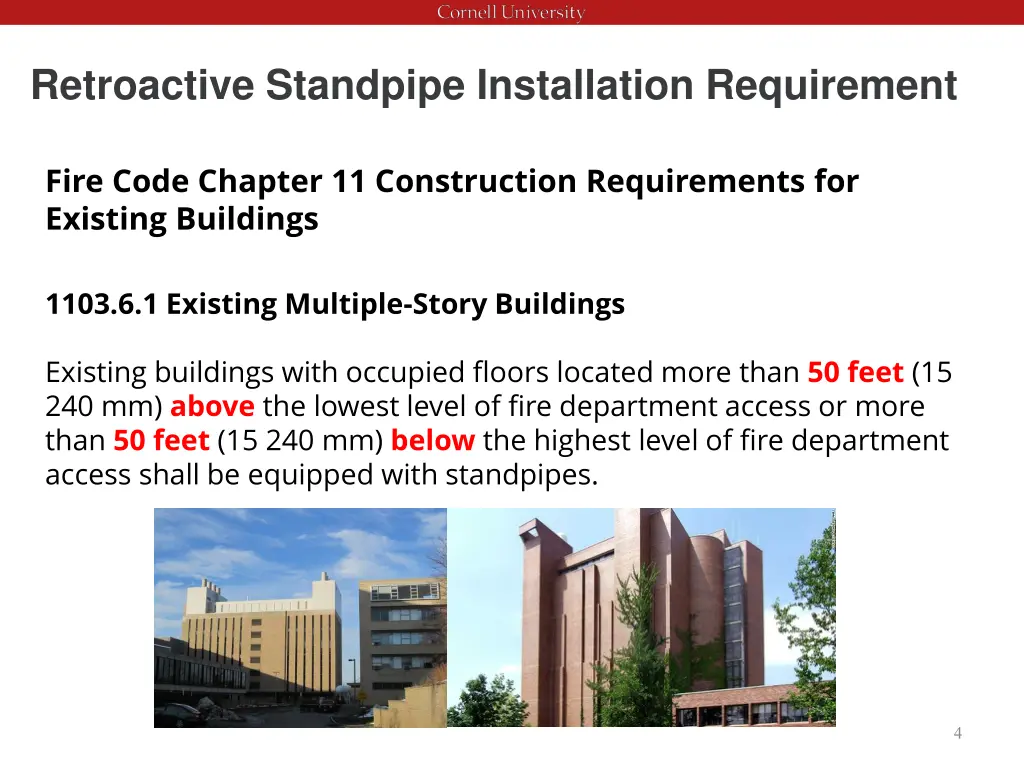 retroactive standpipe installation requirement 2