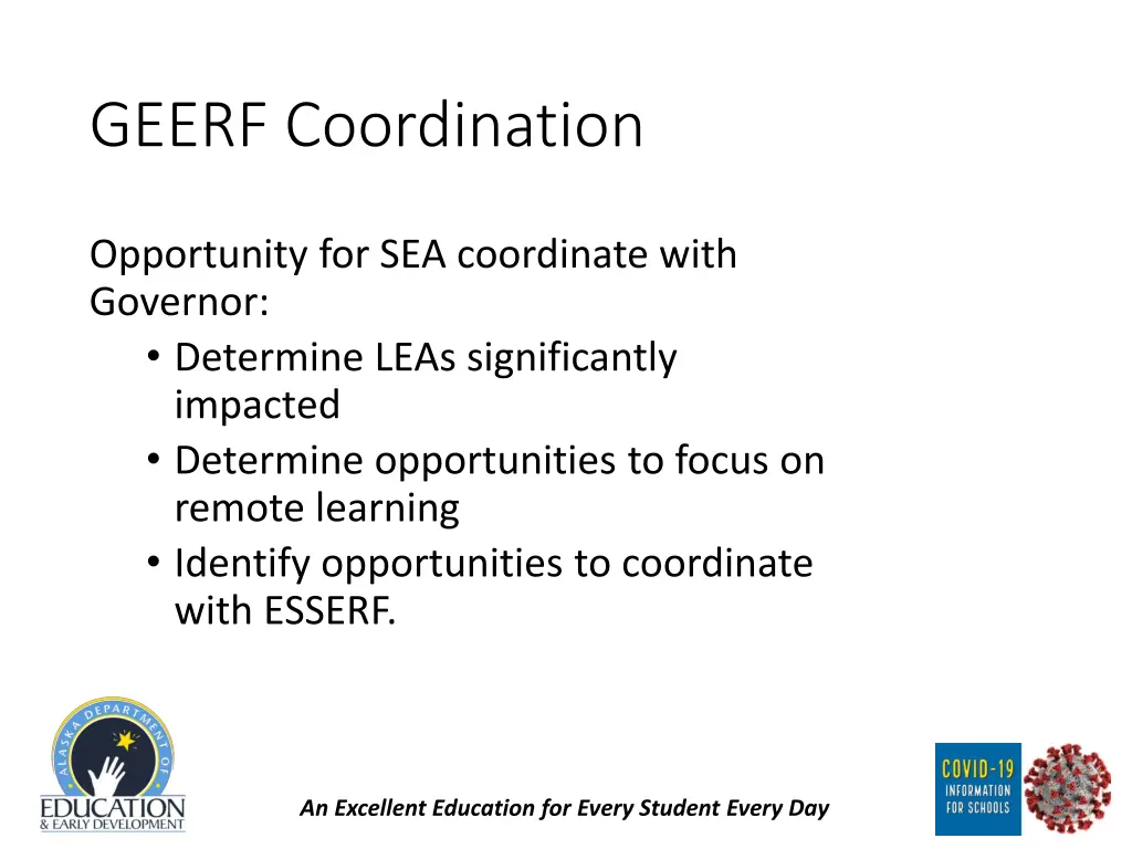 geerf coordination