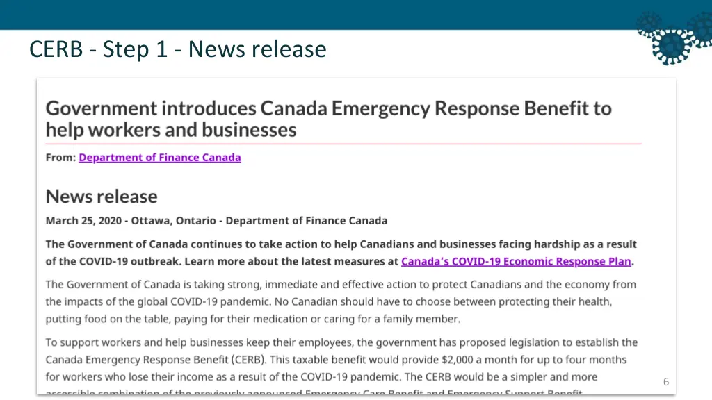 cerb step 1 news release