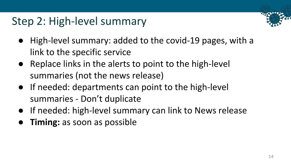 step 2 high level summary 1
