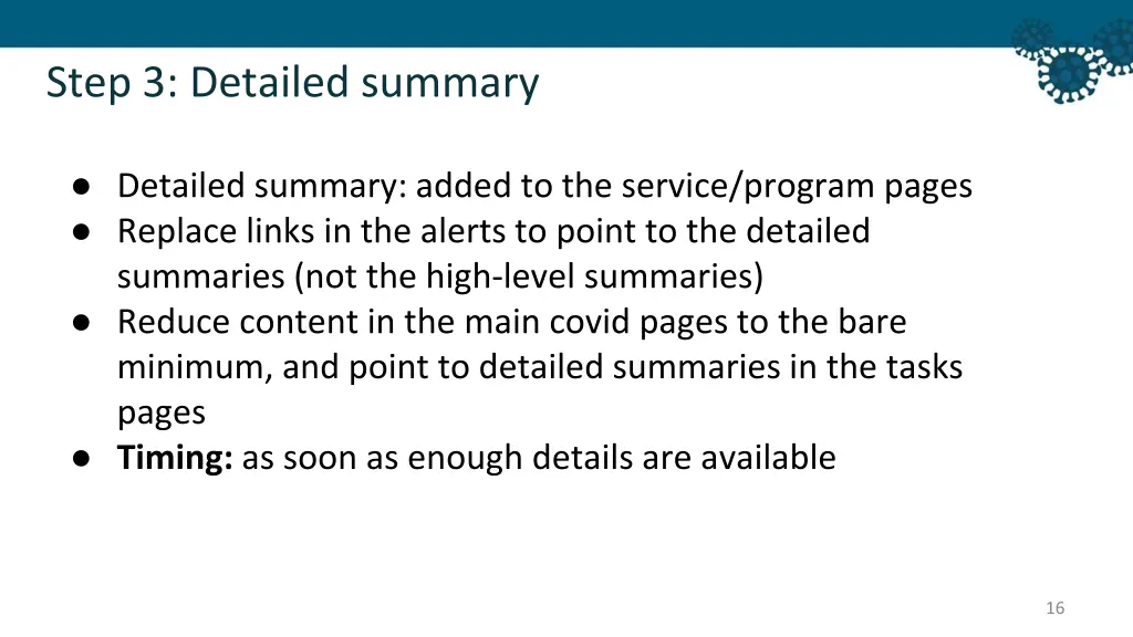 step 3 detailed summary 1