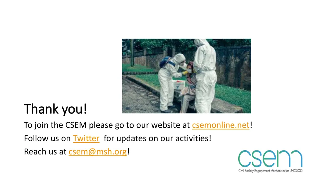 thank you thank you to join the csem please