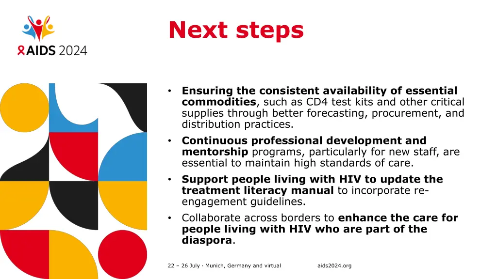 next steps