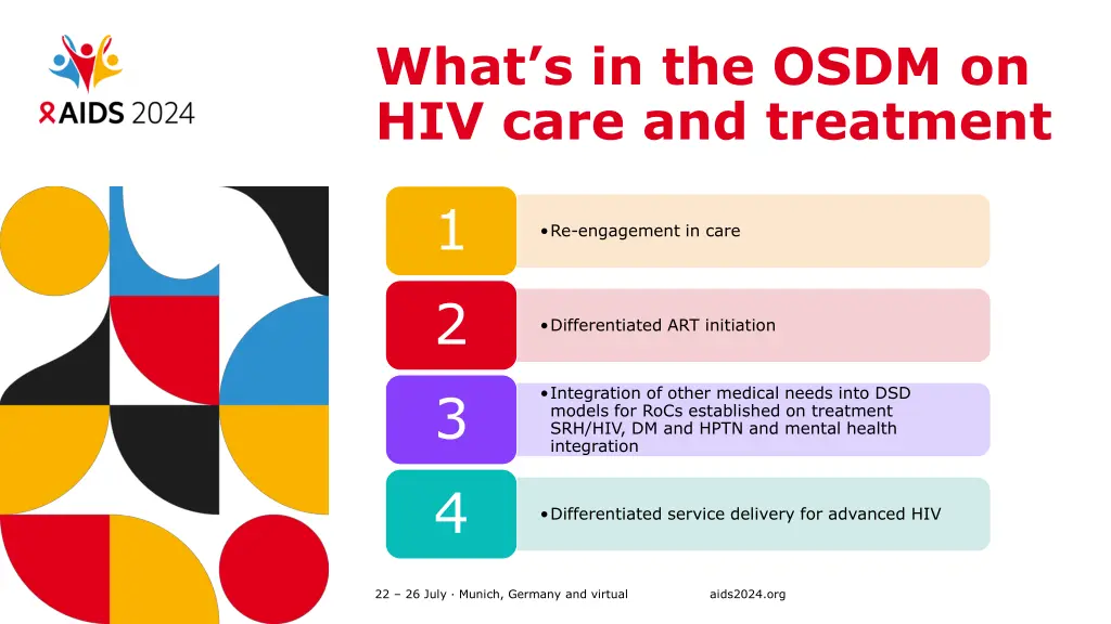 what s in the osdm on hiv care and treatment