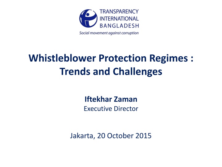 whistleblower protection regimes trends