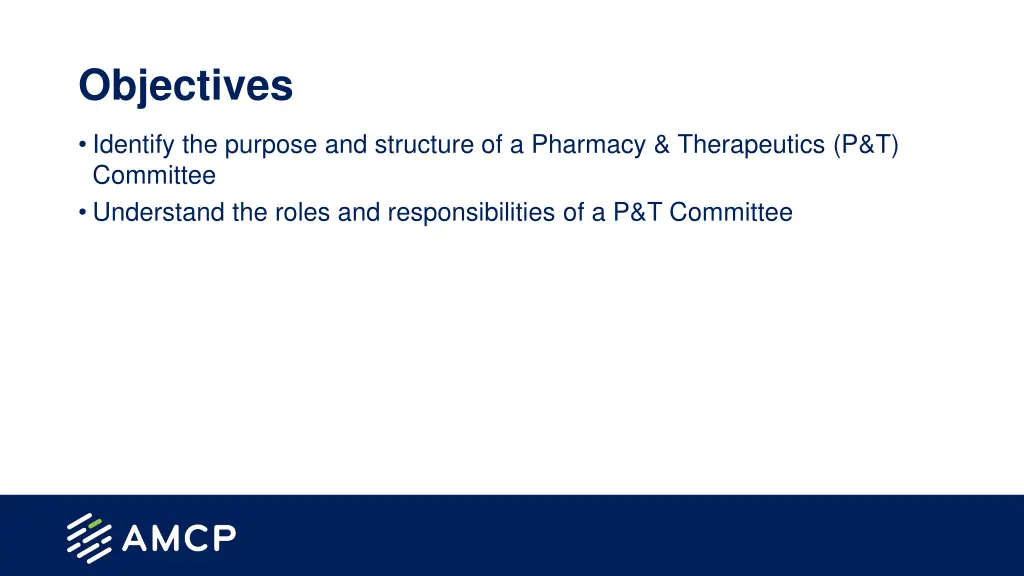 objectives