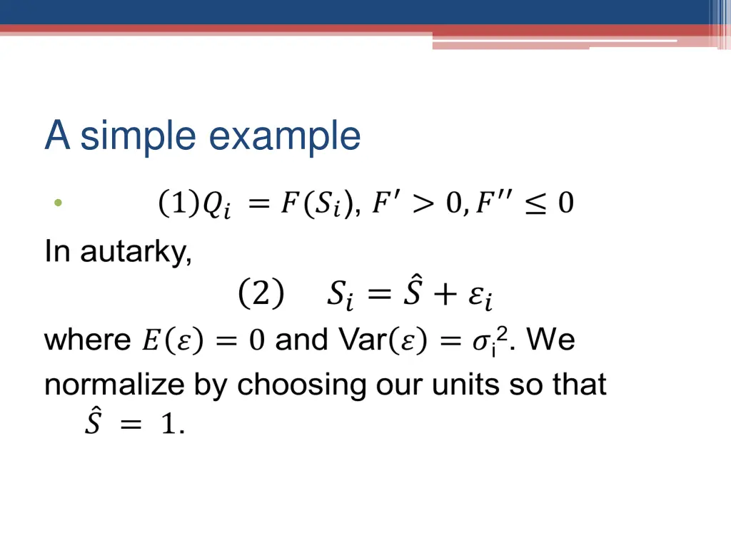 a simple example