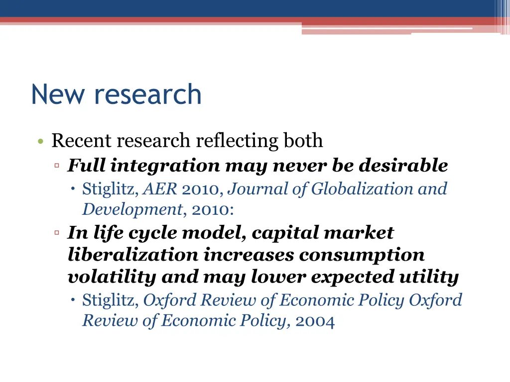 new research