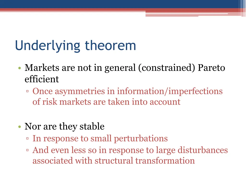 underlying theorem