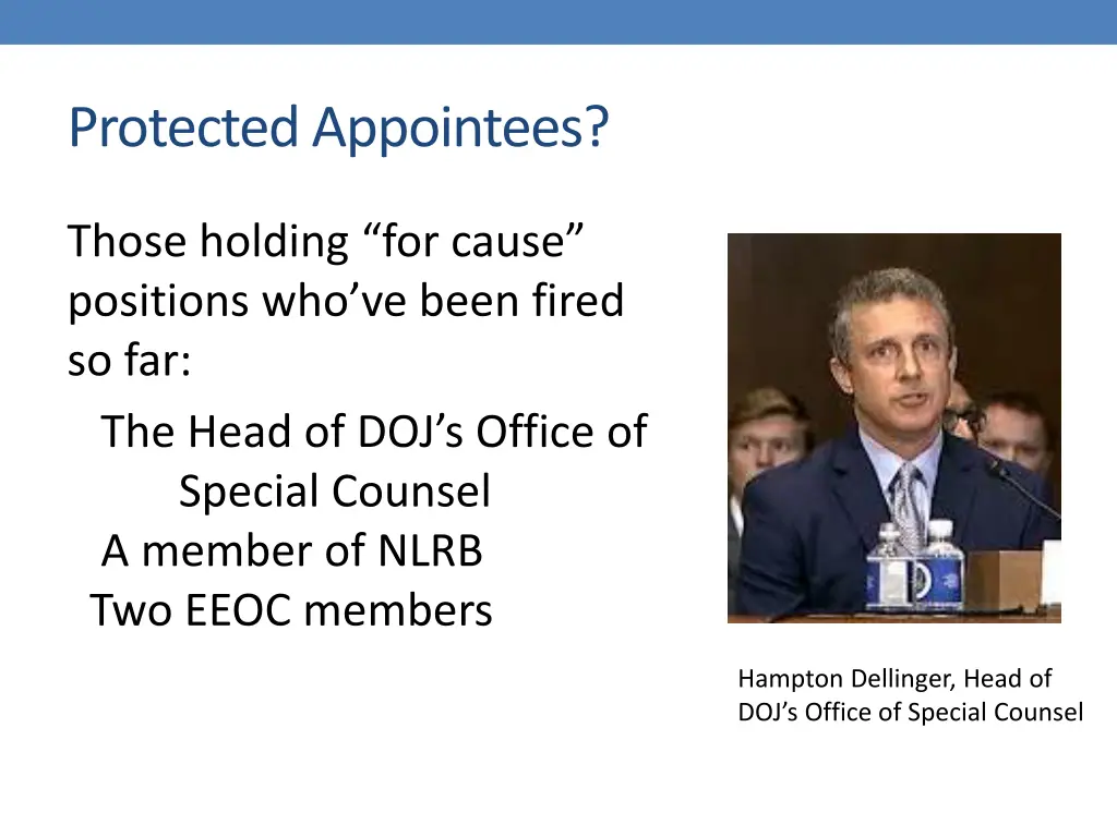 protected appointees