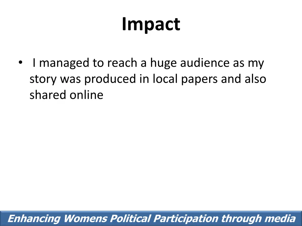 impact