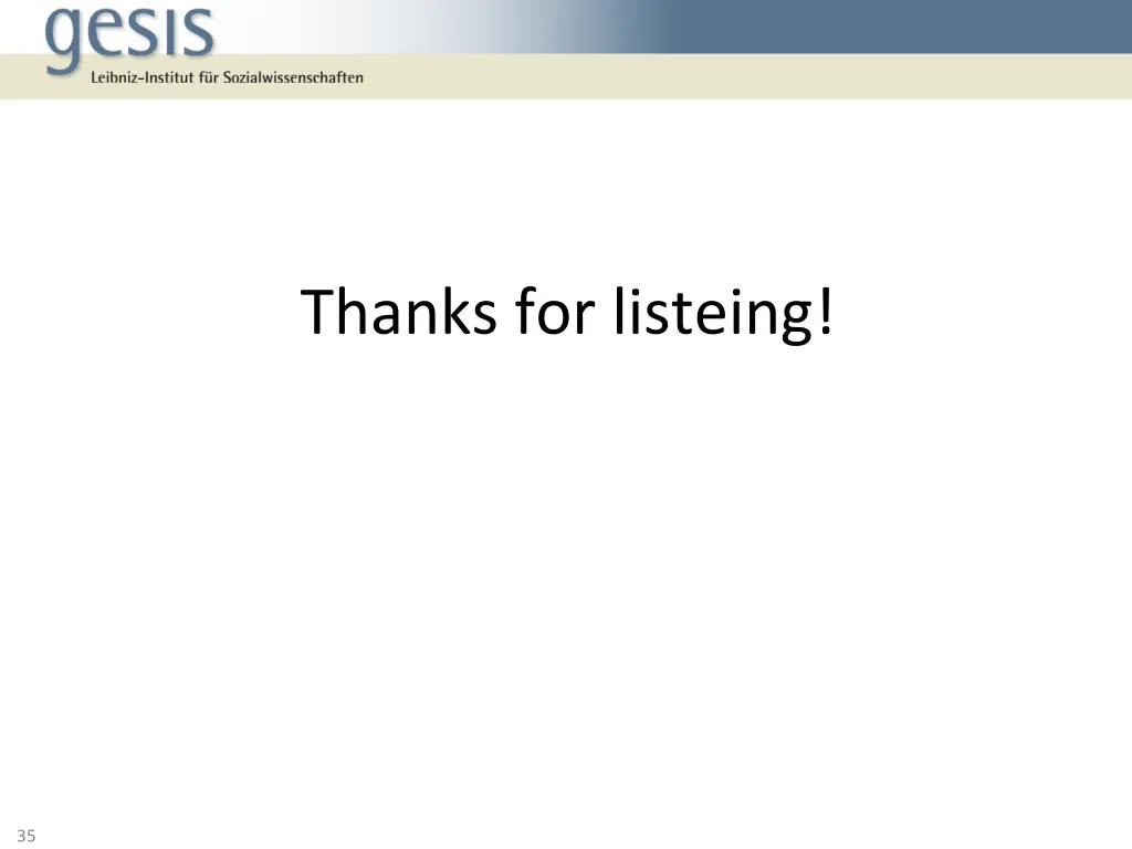 thanks for listeing