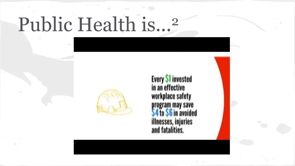 public health is 2