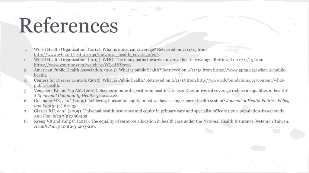 references
