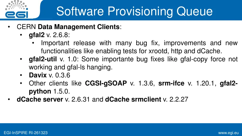 software provisioning queue 2