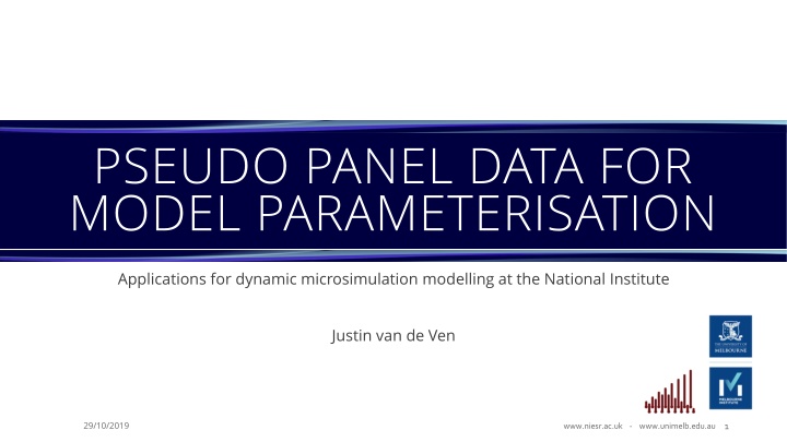 pseudo panel data for model parameterisation