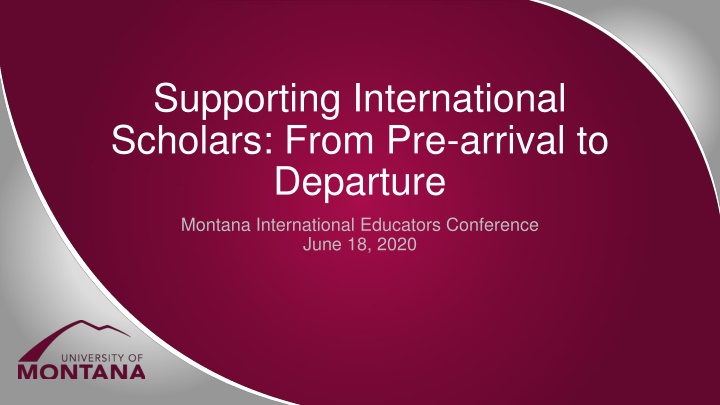 supporting international scholars from