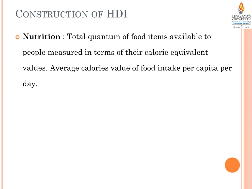 c onstruction of hdi 2