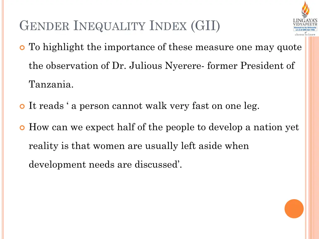 g ender i nequality i ndex gii 1