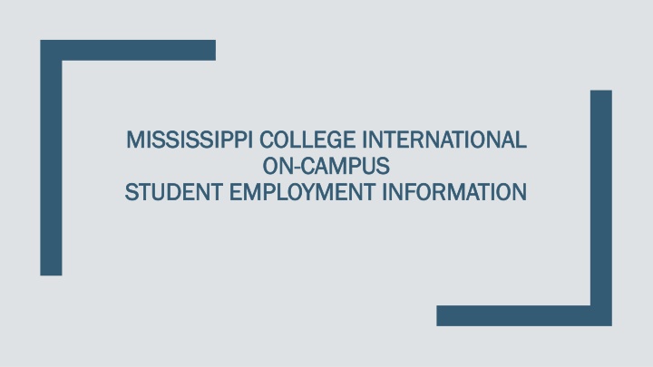 mississippi college international mississippi