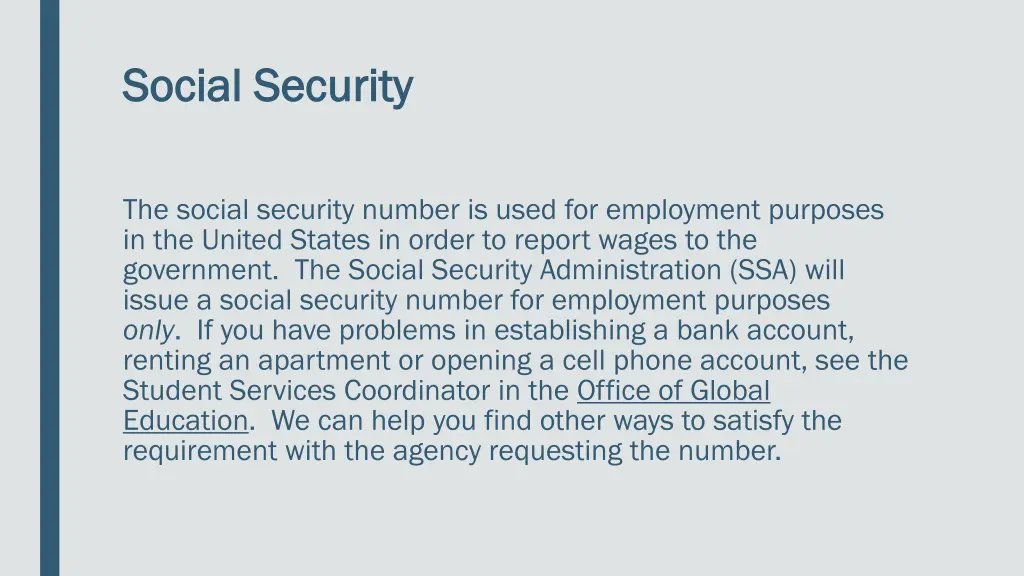 social security social security