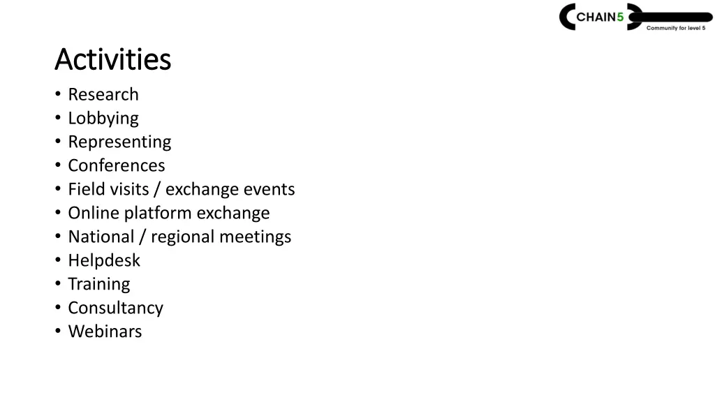 activities activities research lobbying