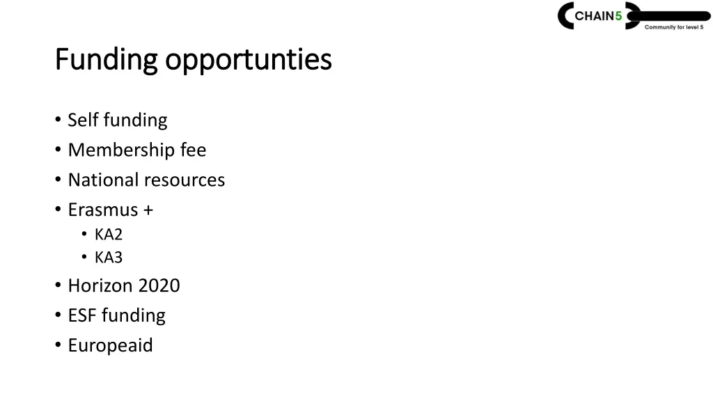 funding funding opportunties opportunties