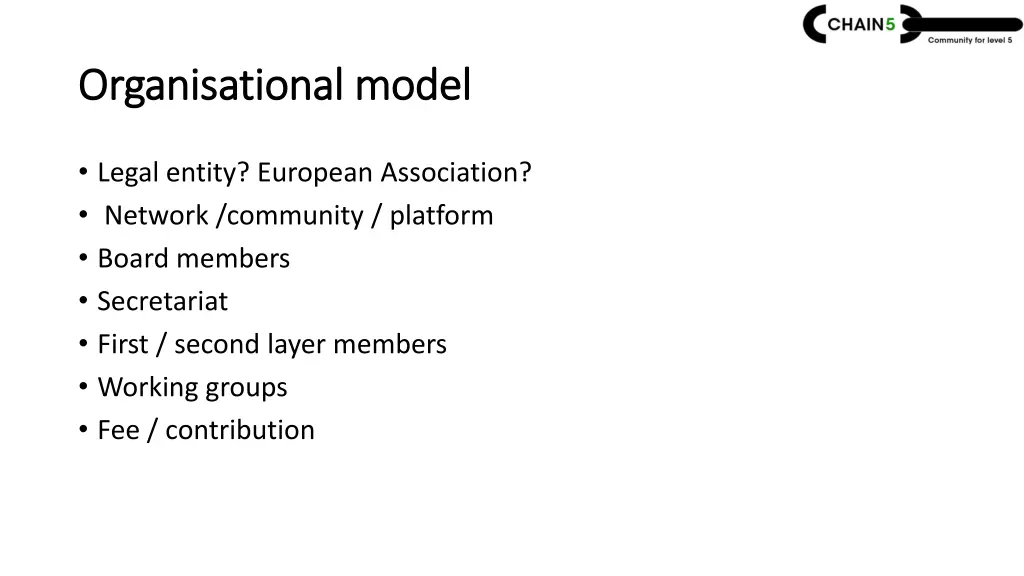 organisational organisational model