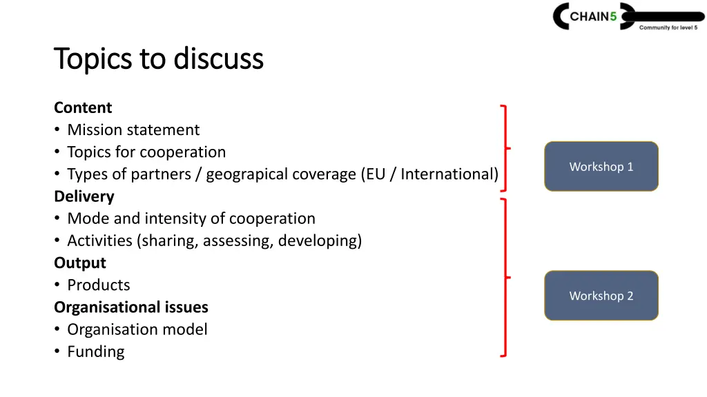 topics topics to to discuss 1