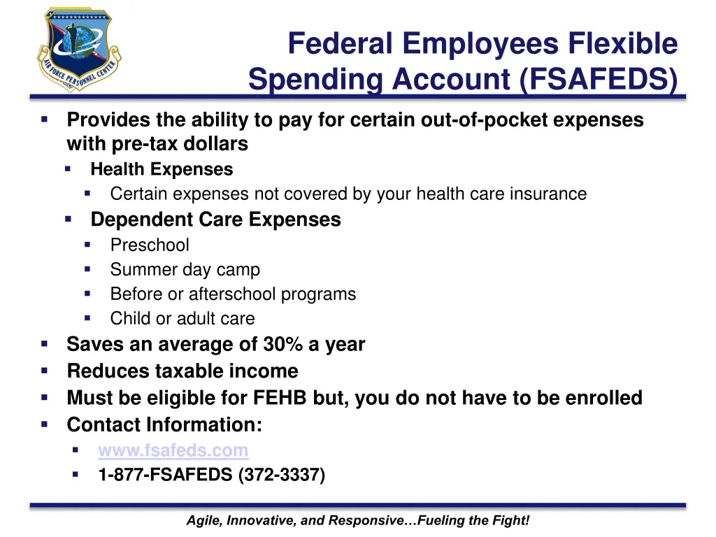 federal employees flexible spending account
