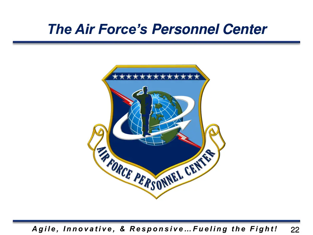 the air force s personnel center the air force