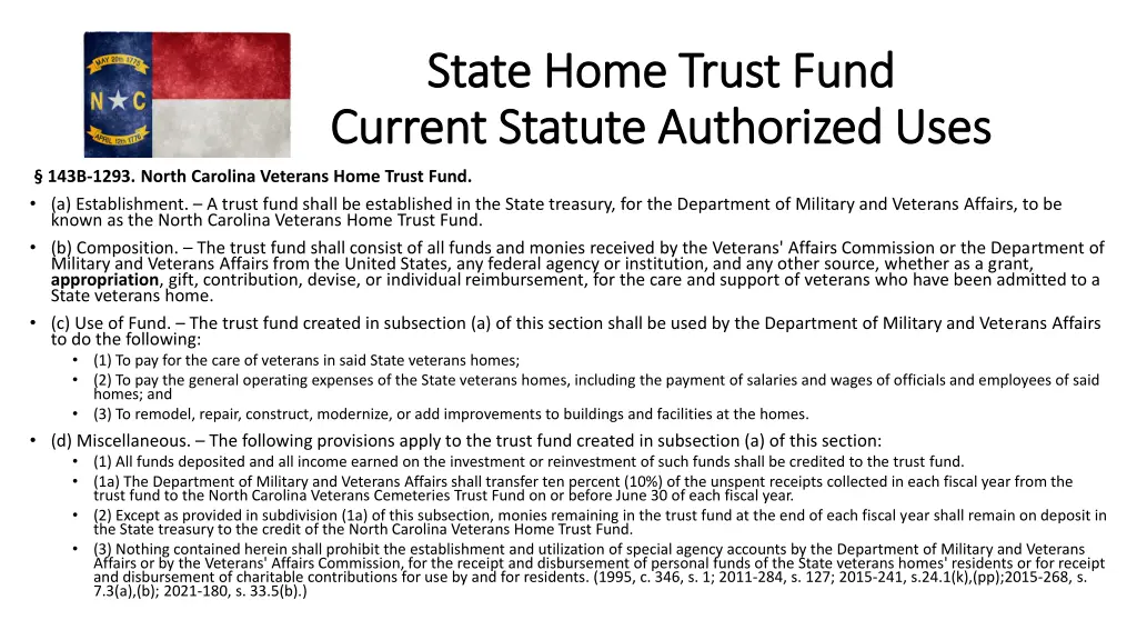 state home trust fund state home trust fund