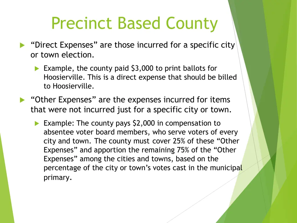 precinct based county 2