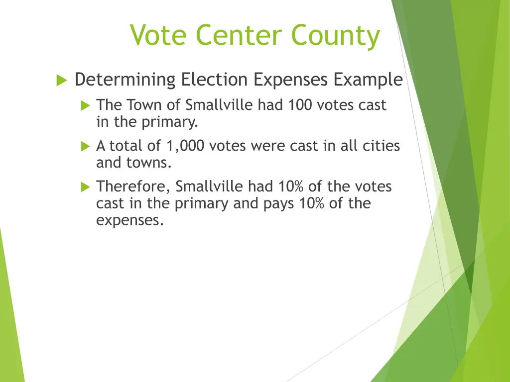 vote center county 2