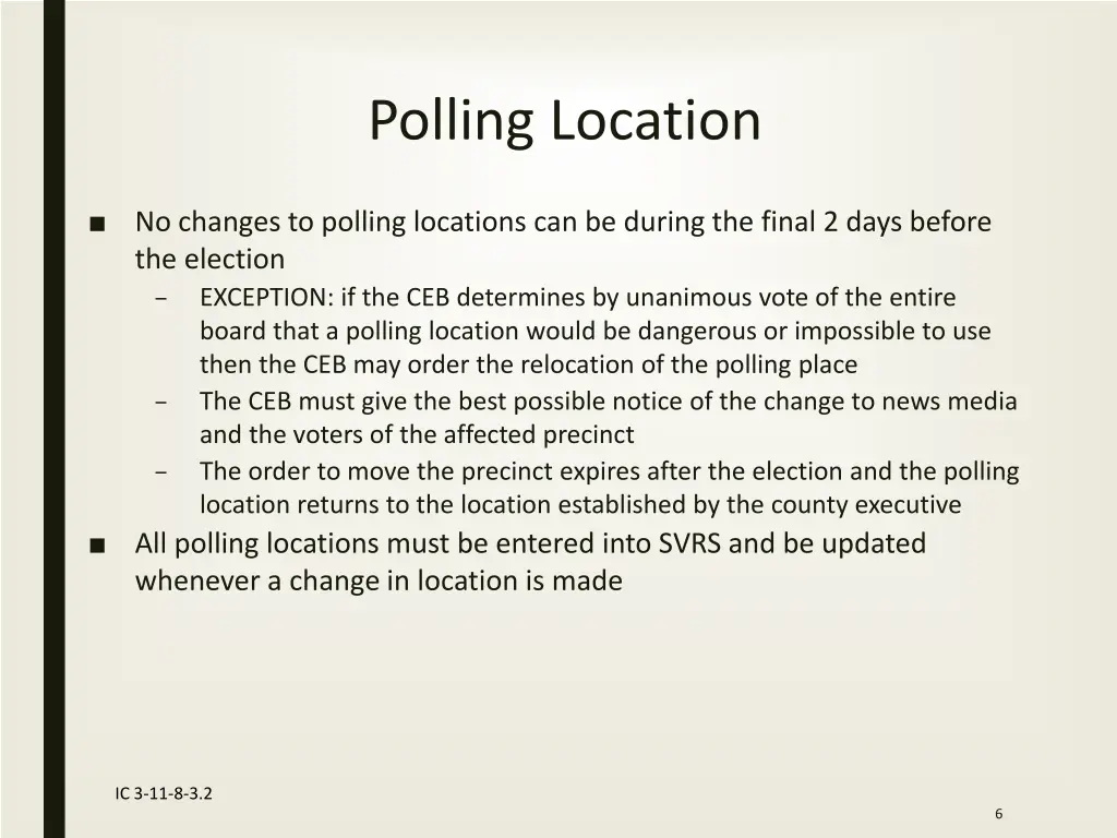 polling location 2