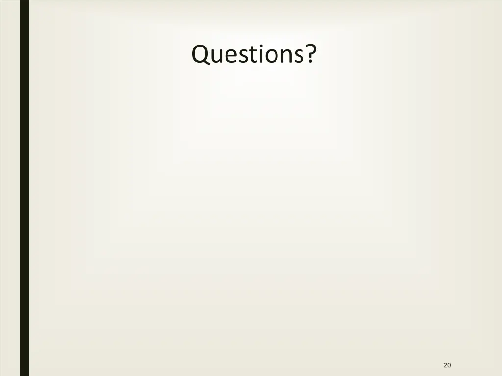 questions