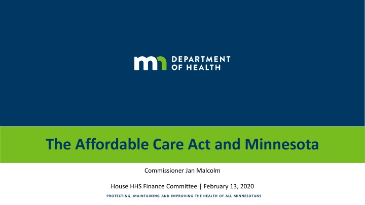 the affordable care act and minnesota