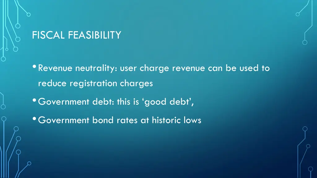 fiscal feasibility