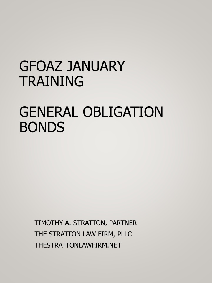 gfoaz january training