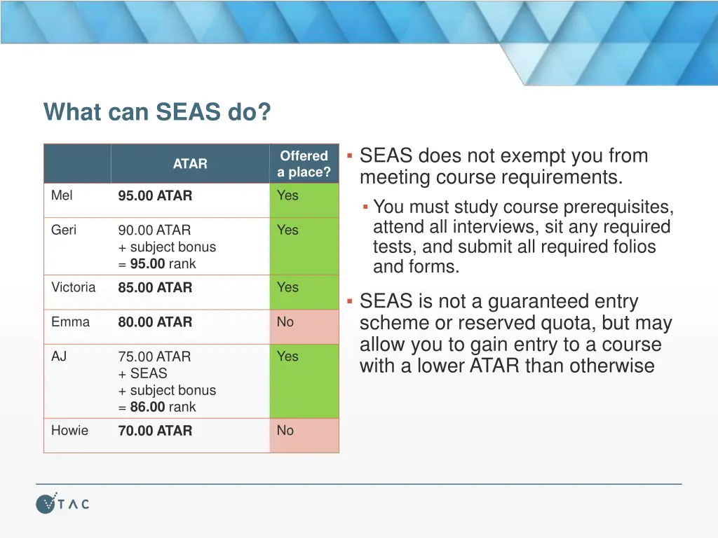 what can seas do