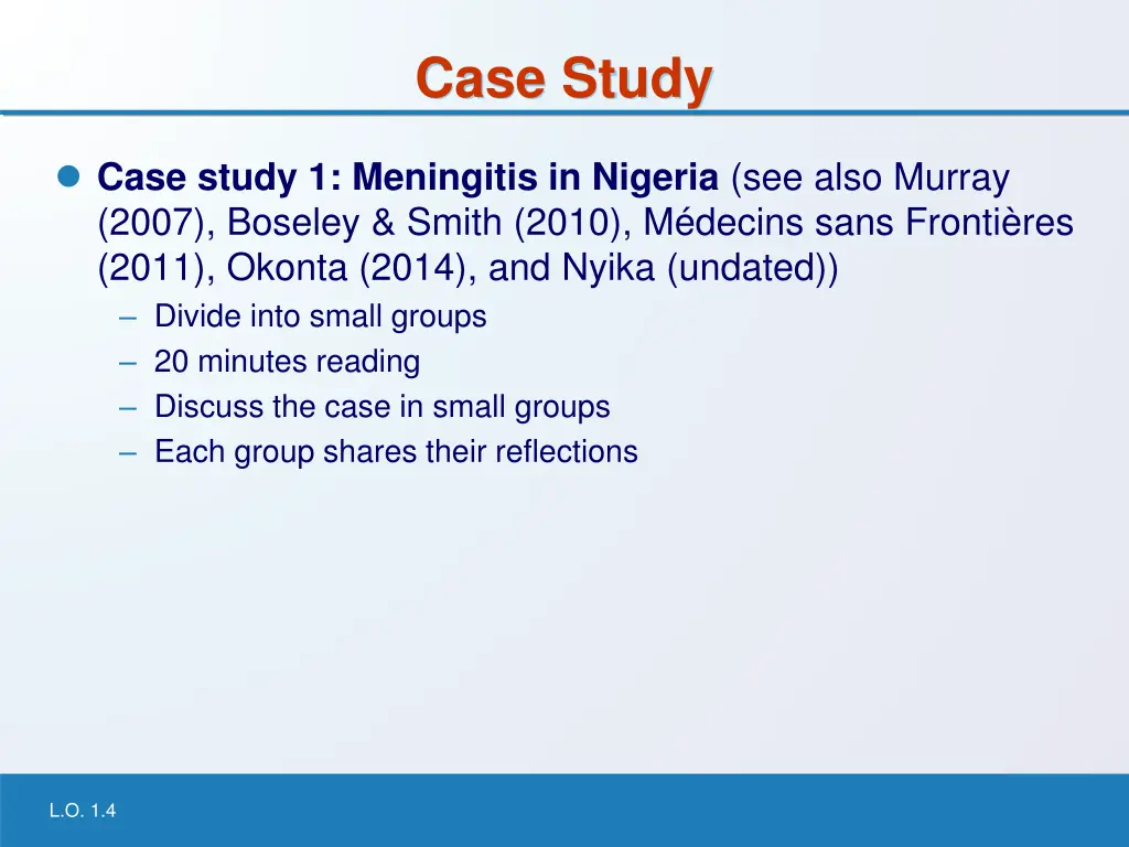case study