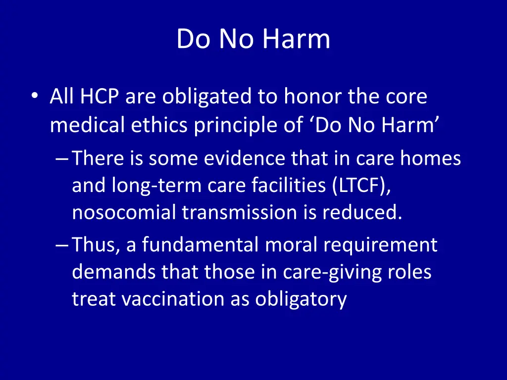 do no harm