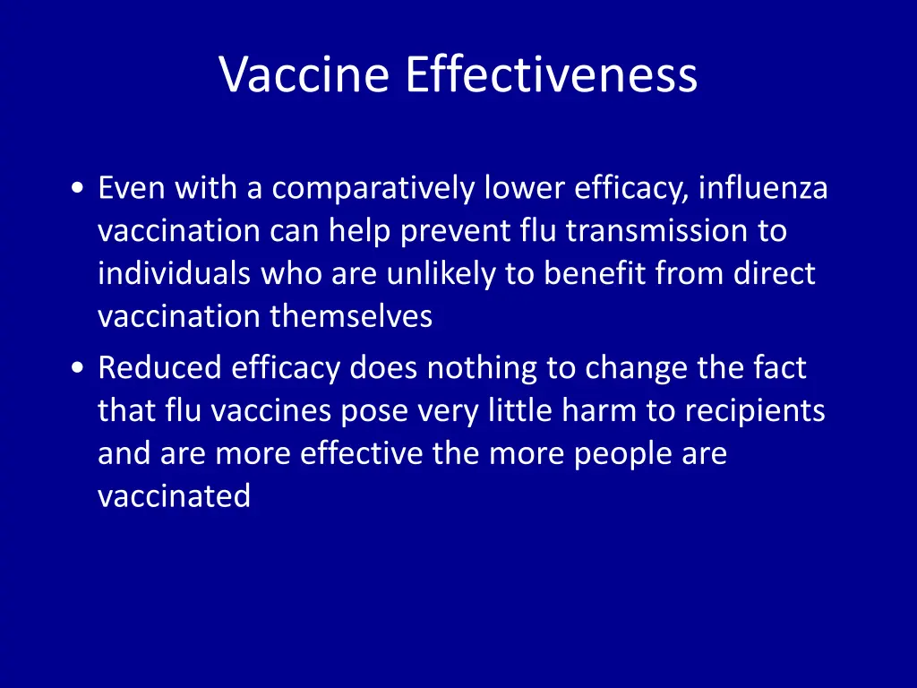 vaccine effectiveness