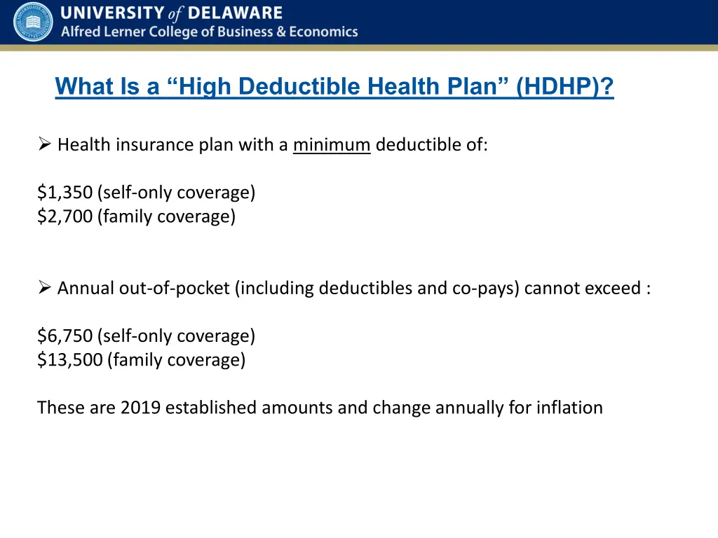 what is a high deductible health plan hdhp