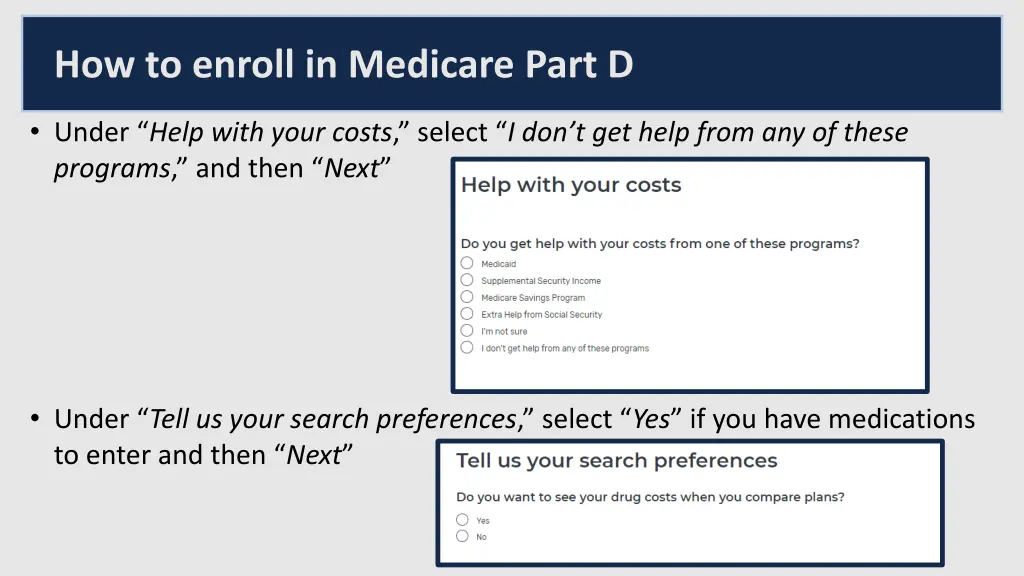 how to enroll in medicare part d 2