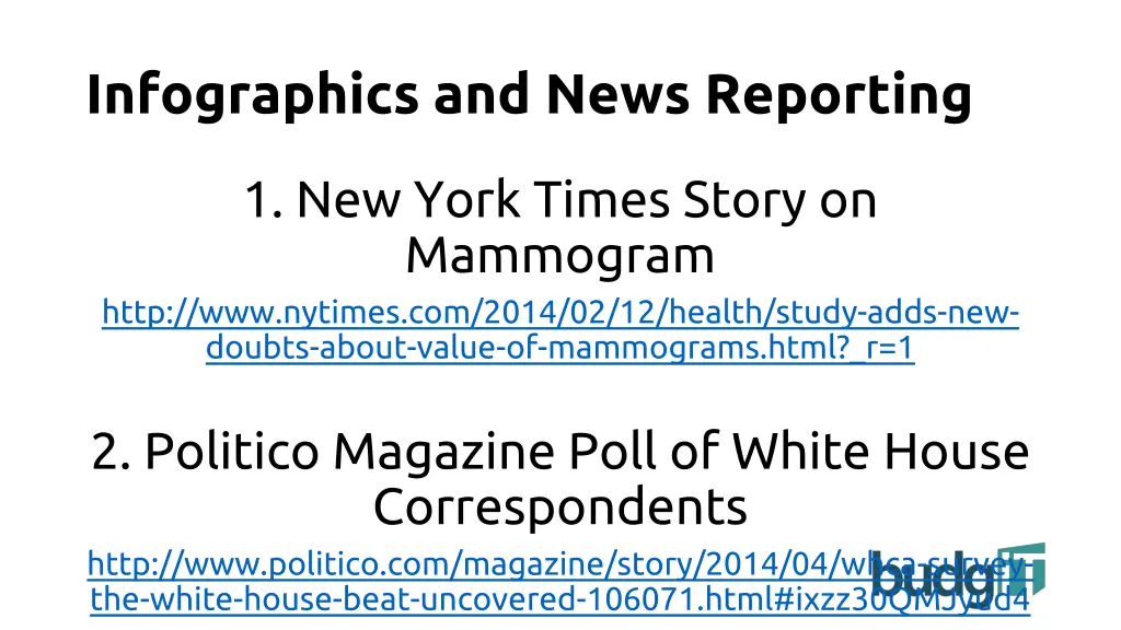 infographics and news reporting