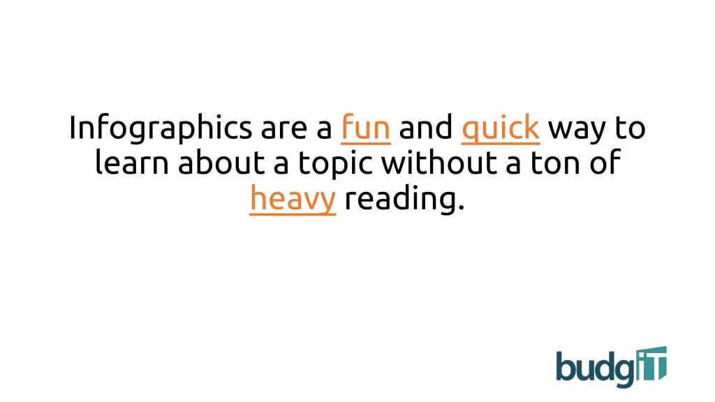 infographics are a fun and quick way to learn