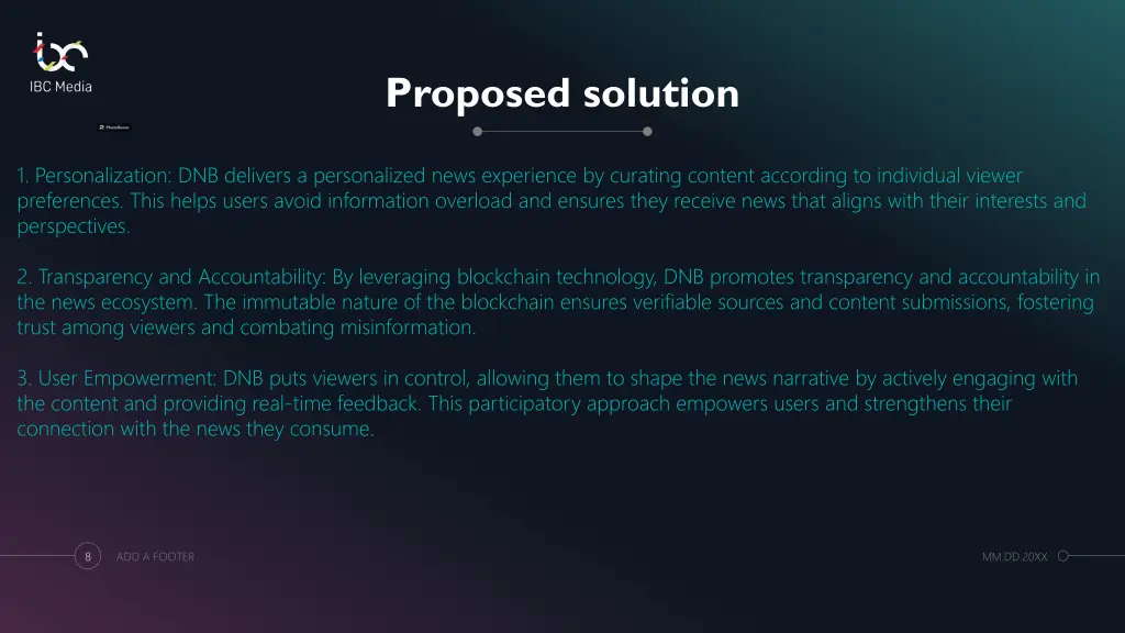proposed solution