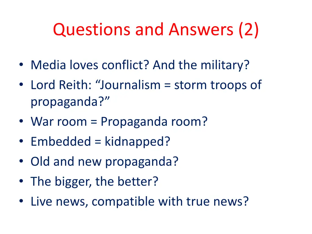 questions and answers 2